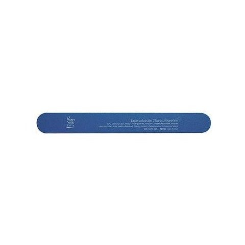 Peggy Sage 2-Way Giant Nail File Medium duży pilnik do paznokci dwustronny 240/240 niebieski 1szt