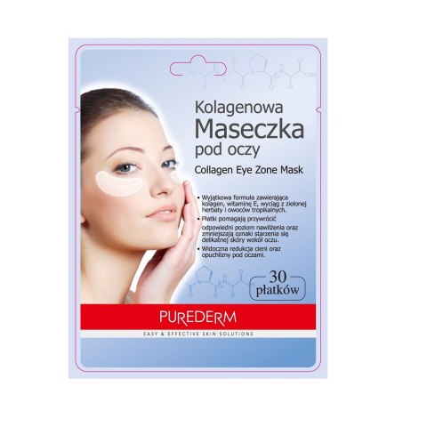 Purederm Collagen Eye Zone Mask kolagenowa maseczka pod oczy 30szt. Purederm Collagen Eye Zone Mask kolagenowa maseczka pod oczy 30szt.