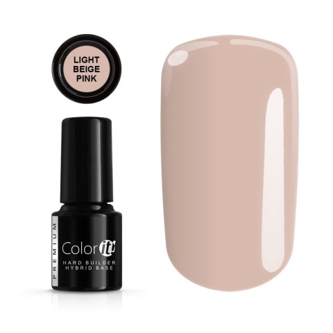 Silcare Color It Premium Hard Builder Hybrid Base baza pod lakier hybrydowy Light Beige Pink 6g Silcare Color It Premium Hard Builder Hybrid Base baza pod lakier hybrydowy Light Beige Pink 6g
