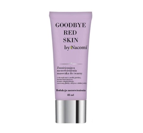 Nacomi Goodbye Red Skin zmniejszająca zaczerwienienia maseczka do twarzy 85ml Nacomi Goodbye Red Skin zmniejszająca zaczerwienienia maseczka do twarzy 85ml