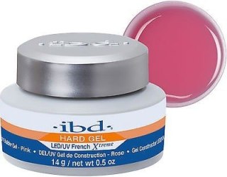 IBD Hard Builder Gel LED/UV żel budujący Pink 14g