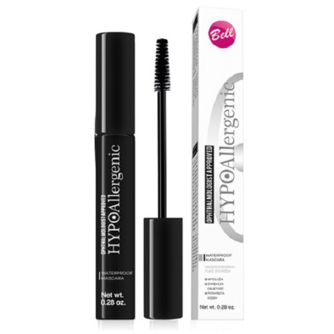 Bell HypoAllergenic Waterproof Mascara hypoalergiczny tusz do rzęs 01 Black 8g