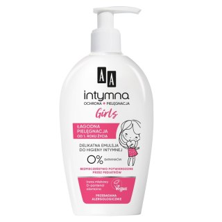 AA Intymna Ochrona&Pielęgnacja kremowa emulsja do higieny intymnej Baby Girls 0% 300ml