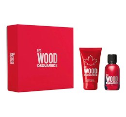 Red Wood Pour Femme zestaw woda toaletowa spray 100ml + balsam do ciała 150ml Dsquared2
