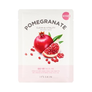 It's Skin The Fresh Mask Sheet Pomegranate maska do twarzy z wyciągiem z granatu 20ml