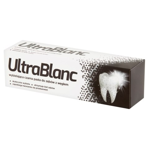 UltraBlanc Wybielająca czarna pasta do zębów z węglem 75ml UltraBlanc Wybielająca czarna pasta do zębów z węglem 75ml