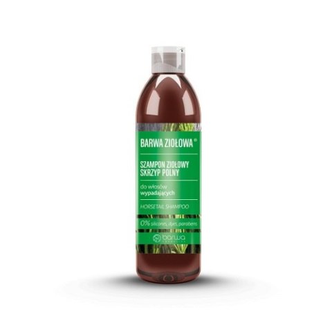 Barwa Ziołowa szampon ziołowy do włosów wypadających Skrzyp Polny 250ml Barwa Ziołowa szampon ziołowy do włosów wypadających Skrzyp Polny 250ml