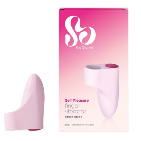 Finger Stimulator wibrator na palec Pink