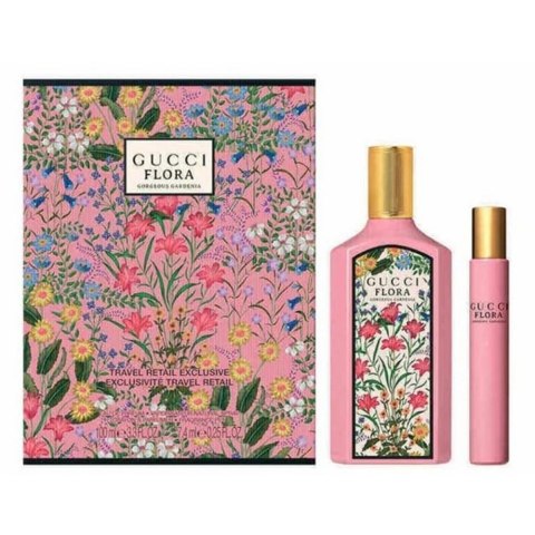 Gucci Flora Gorgeous Gardenia zestaw woda perfumowana spray 100ml + woda perfumowana spray 10ml Gucci Flora Gorgeous Gardenia zestaw woda perfumowana spray 100ml + woda perfumowana spray 10ml