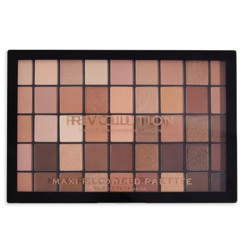 Makeup Revolution Maxi Reloaded Eyeshadow Palette paleta cieni do powiek Nudes Makeup Revolution Maxi Reloaded Eyeshadow Palette paleta cieni do powiek Nudes