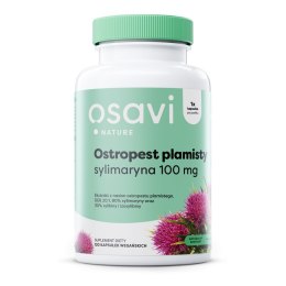 Ostropest Plamisty + Sylimaryna 100mg suplement diety wspierający prawidłowe funkcjonowanie wątroby 120 kapsułek Osavi