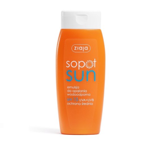 Ziaja Sopot Sun emulsja do opalania wodoodporna SPF15 150ml Ziaja Sopot Sun emulsja do opalania wodoodporna SPF15 150ml