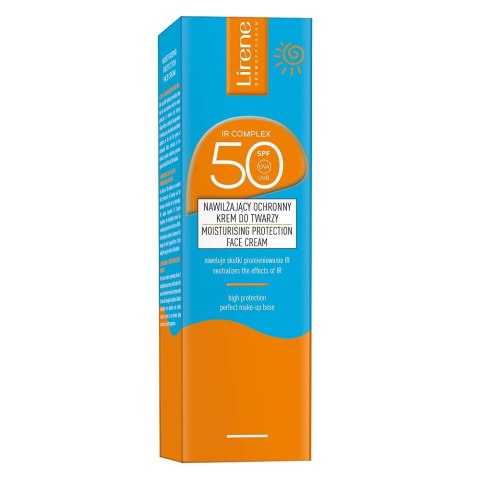 Lirene Sun nawilżający ochronny krem do twarzy SPF50 40ml Lirene Sun nawilżający ochronny krem do twarzy SPF50 40ml