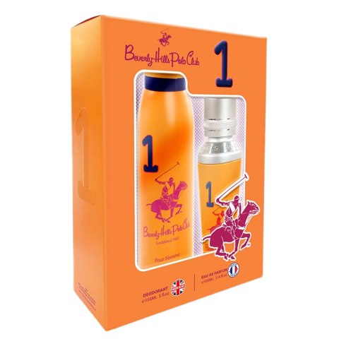 Beverly Hills Polo Club Women One zestaw woda perfumowana spray 100ml + dezodorant spray 150ml