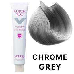 Young Color You Szary Toner do włosów z plexem, ceramidami i quinoa Chrome Grey 100ml