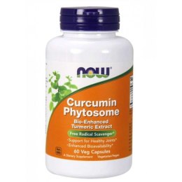 Curcumin Phytosome suplement diety 60 kapsułek Now Foods