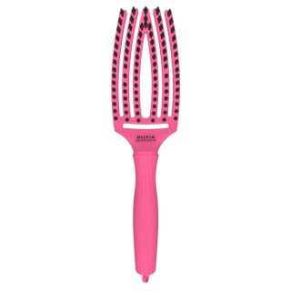 Olivia Garden FingerBrush Combo Medium szczotka do włosów Hot Pink