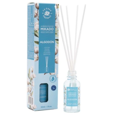 La Casa de los Aromas Mikado patyczki zapachowe Bawełna 30ml La Casa de los Aromas Mikado patyczki zapachowe Bawełna 30ml