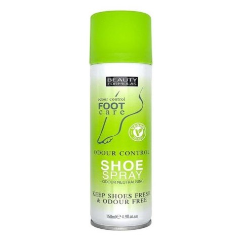 Beauty Formulas Odour Control Shoe Spray antybakteryjny i przeciwgrzybiczy dezodorant do butów 150ml Beauty Formulas Odour Control Shoe Spray antybakteryjny i przeciwgrzybiczy dezodorant do butów 150ml