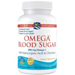 Omega Blood Sugar suplement diety 60 kapsułek Nordic Naturals