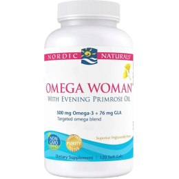 Omega Woman suplement diety dla kobiet 120 kapsułek Nordic Naturals