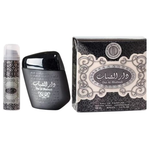 Ard al Zaafaran Dar Al Shabaab zestaw woda perfumowana spray 100ml + dezodorant spray 50ml Ard al Zaafaran Dar Al Shabaab zestaw woda perfumowana spray 100ml + dezodorant spray 50ml
