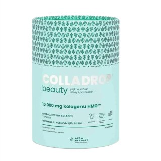 Aura Herbals Colladrop Beauty kolagen Hmg™ 10000 Mg Mojito piękna skóra włosy i paznokcie 30 saszetek