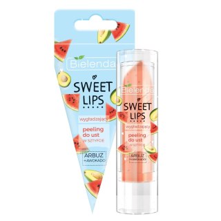 Bielenda Sweet Lips peeling do ust w sztyfcie Arbuz + Awokado 4.3g