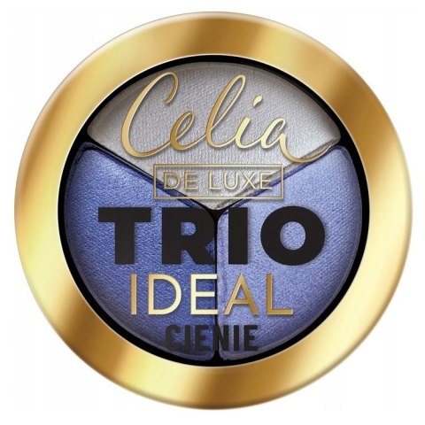 Celia De Luxe Trio Ideal prasowane cienie do powiek 304 4g Celia De Luxe Trio Ideal prasowane cienie do powiek 304 4g