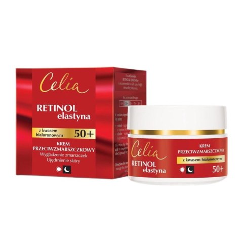 Celia Retinol Elastyna krem przeciwzmarszczkowy 50+ 50ml Celia Retinol Elastyna krem przeciwzmarszczkowy 50+ 50ml