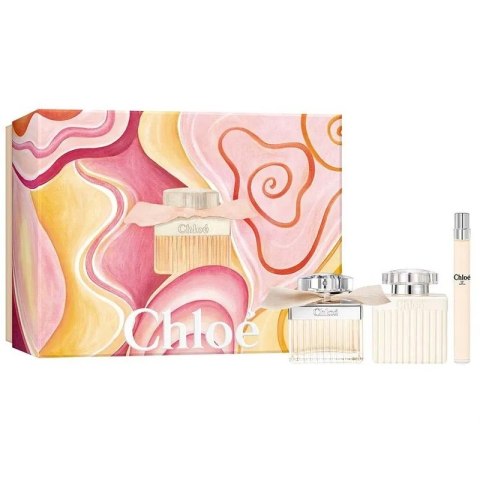 Chloe Chloe zestaw woda perfumowana spray 75ml + balsam do ciała 100ml + woda perfumowana spray 10ml Chloe Chloe zestaw woda perfumowana spray 75ml + balsam do ciała 100ml + woda perfumowana spray 10ml