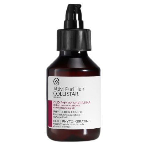 Collistar Attivi Puri Hair olejek do włosów z fitokeratyną 100ml Collistar Attivi Puri Hair olejek do włosów z fitokeratyną 100ml