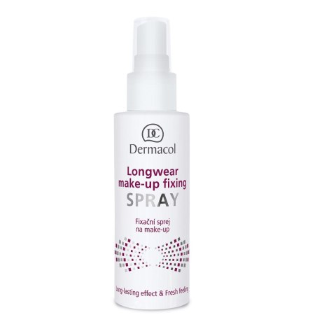 Dermacol Longwear Make-Up Fixing Spray utrwalacz makijażu w sprayu 100ml Dermacol Longwear Make-Up Fixing Spray utrwalacz makijażu w sprayu 100ml
