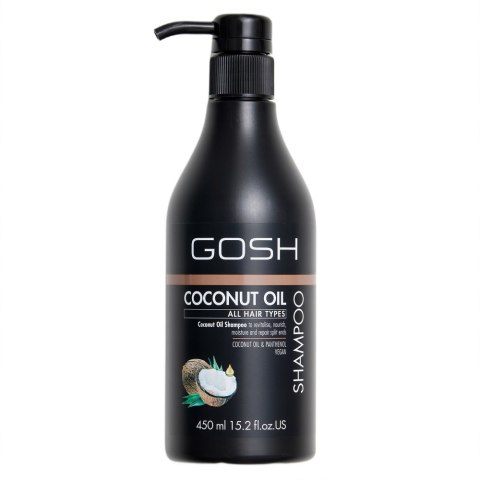 Gosh Coconut Oil szampon do włosów z olejem kokosowym 450ml Gosh Coconut Oil szampon do włosów z olejem kokosowym 450ml