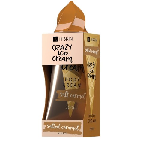 HiSkin Crazy Ice Cream krem do ciała Słony Karmel 200ml HiSkin Crazy Ice Cream krem do ciała Słony Karmel 200ml
