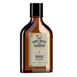 HiSkin Men Whisky żel do mycia ciała i szampon do włosów i brody 3w1 Honey 100ml