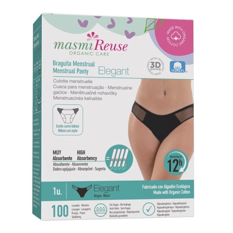 Masmi Elegant majtki menstruacyjne rozmiar XL 1szt. Masmi Elegant majtki menstruacyjne rozmiar XL 1szt.