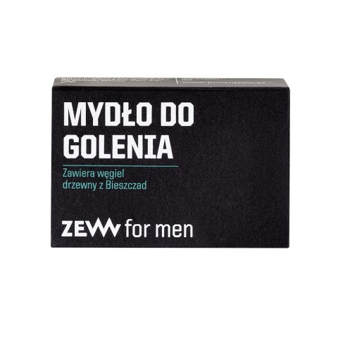 Zew For Men Mydło do golenia z węglem drzewnym z Bieszczad 85ml