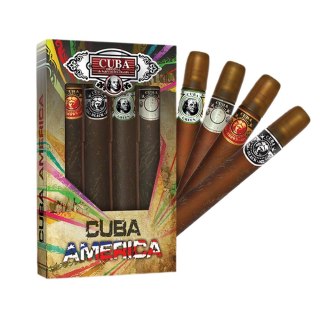 Cuba Original Cuba America zestaw Black woda toaletowa spray 35ml + Green woda toaletowa spray 35ml + Brown woda toaletowa spray 35ml + Grey w