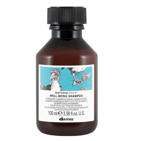 Davines Naturaltech Wellbeing Shampoo nawilżający szampon do włosów 100ml Davines Naturaltech Wellbeing Shampoo nawilżający szampon do włosów 100ml