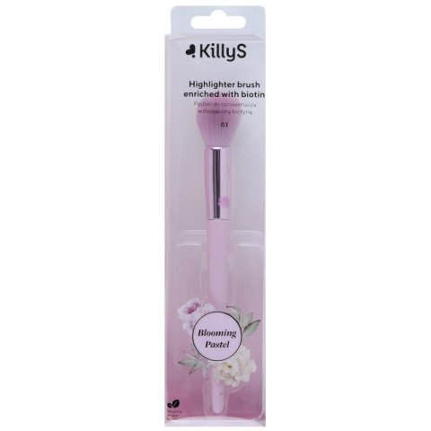 KillyS Blooming Pastel Highlighter Brush pędzel do rozświetlacza wzbogacony biotyną 03 KillyS Blooming Pastel Highlighter Brush pędzel do rozświetlacza wzbogacony biotyną 03