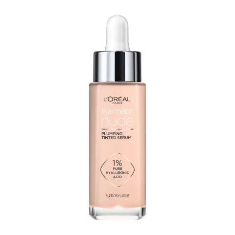 L'Oreal Paris True Match Nude skoncentrowane serum w podkładzie 1-2 Rosy Light 30ml L'Oreal Paris True Match Nude skoncentrowane serum w podkładzie 1-2 Rosy Light 30ml