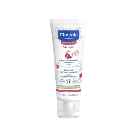Mustela Soothing Moisturizing Cream łagodzący krem nawilżający do twarzy dla dzieci i niemowląt 40ml Mustela Soothing Moisturizing Cream łagodzący krem nawilżający do twarzy dla dzieci i niemowląt 40ml