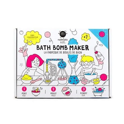Nailmatic Kids Bath Bomb Maker zestaw do tworzenia kul kąpielowych Nailmatic Kids Bath Bomb Maker zestaw do tworzenia kul kąpielowych