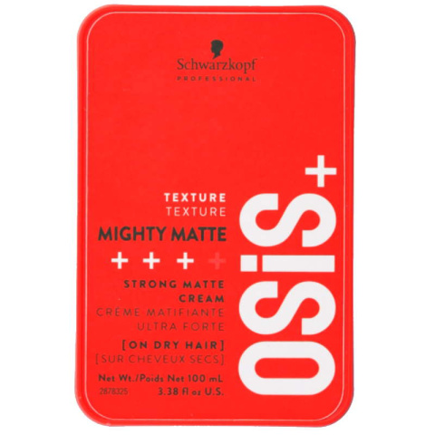 Schwarzkopf OSIS Mighty Matte, ultra mocny matowy krem 85ml Schwarzkopf OSIS Mighty Matte, ultra mocny matowy krem 85ml