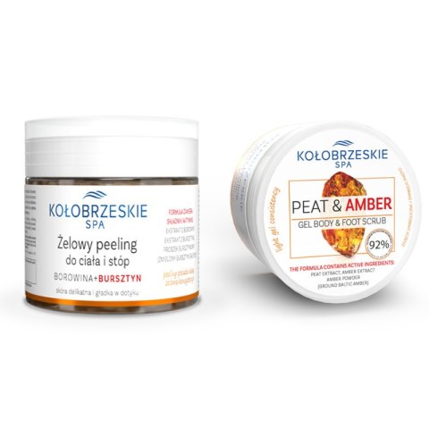 Kołobrzeskie SPA Żelowy peeling do ciała i stóp z borowiną 200g Kołobrzeskie SPA Żelowy peeling do ciała i stóp z borowiną 200g