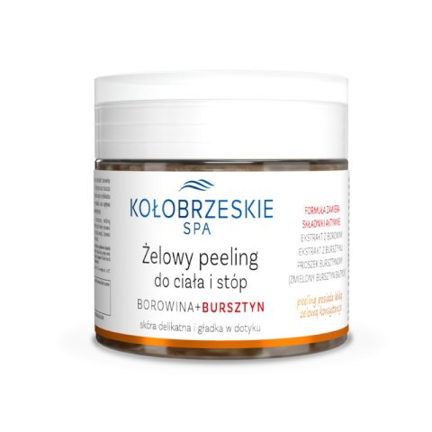 Kołobrzeskie SPA Żelowy peeling do ciała i stóp z borowiną 200g Kołobrzeskie SPA Żelowy peeling do ciała i stóp z borowiną 200g