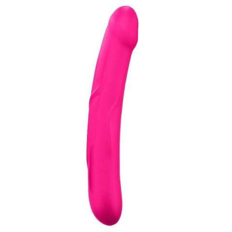 Marc Dorcel Real Sensation L silikonowe podwójne realistyczne dildo Magenta