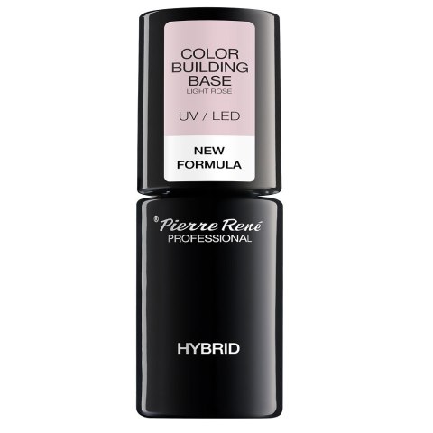 Pierre Rene Color Building Base kolorowa baza budująca 01 Light Rose 6ml Pierre Rene Color Building Base kolorowa baza budująca 01 Light Rose 6ml