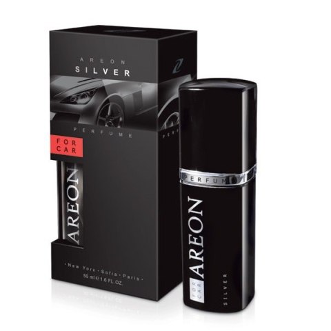 Areon Car Perfume perfumy do samochodu Silver spray 50ml Areon Car Perfume perfumy do samochodu Silver spray 50ml